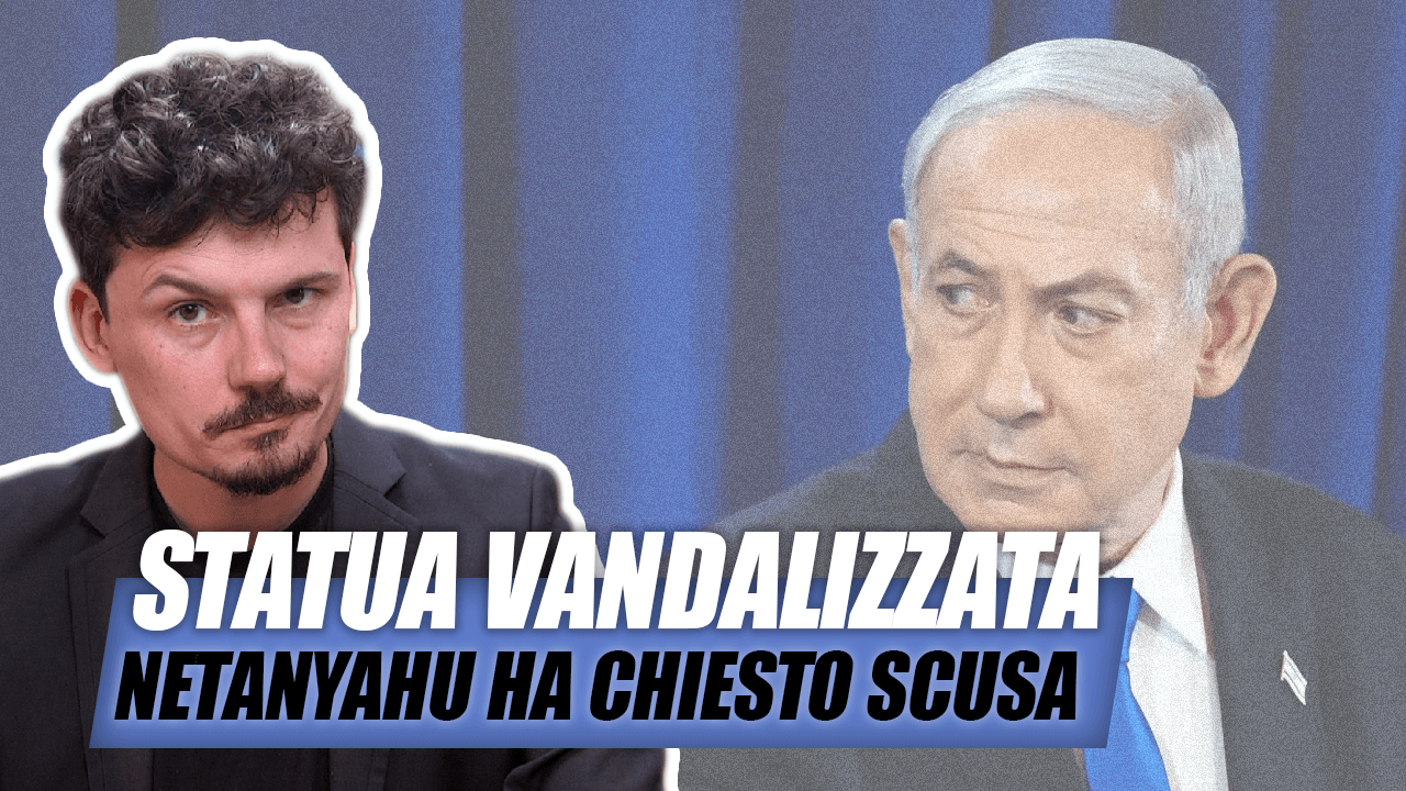 Una statua di Gesù vandalizzata ha scioccato persino Netanyahu