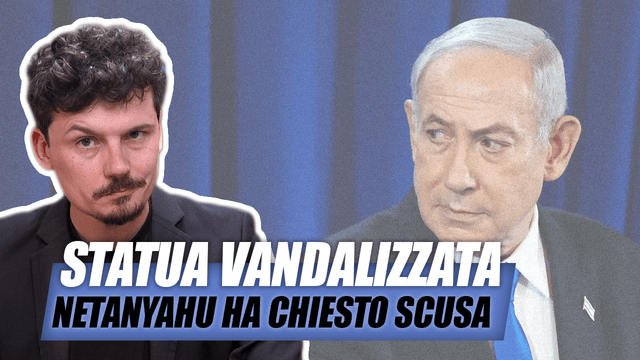 Una statua di Gesù vandalizzata ha scioccato persino Netanyahu