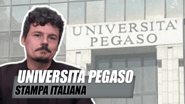 C'è un caso gigante che riguarda l'università Pegaso e la stampa