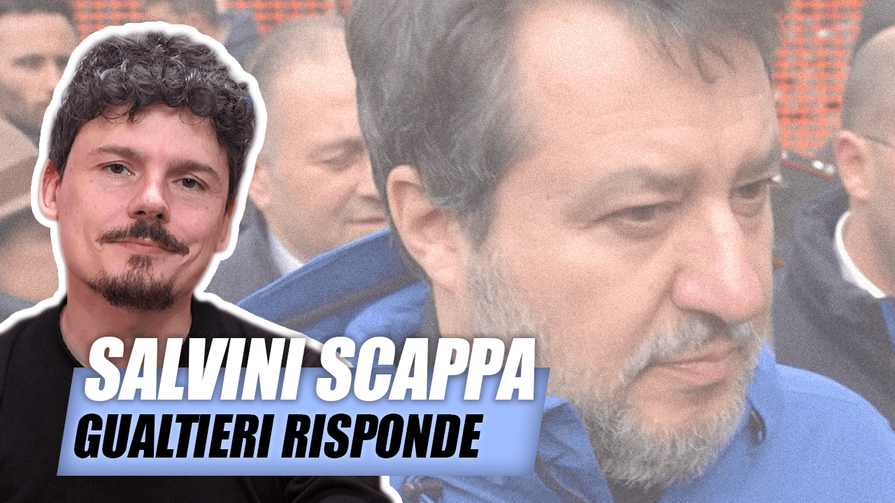 Salvini che scappa da Gualtieri è la cosa che vi farà più ridere della settimana