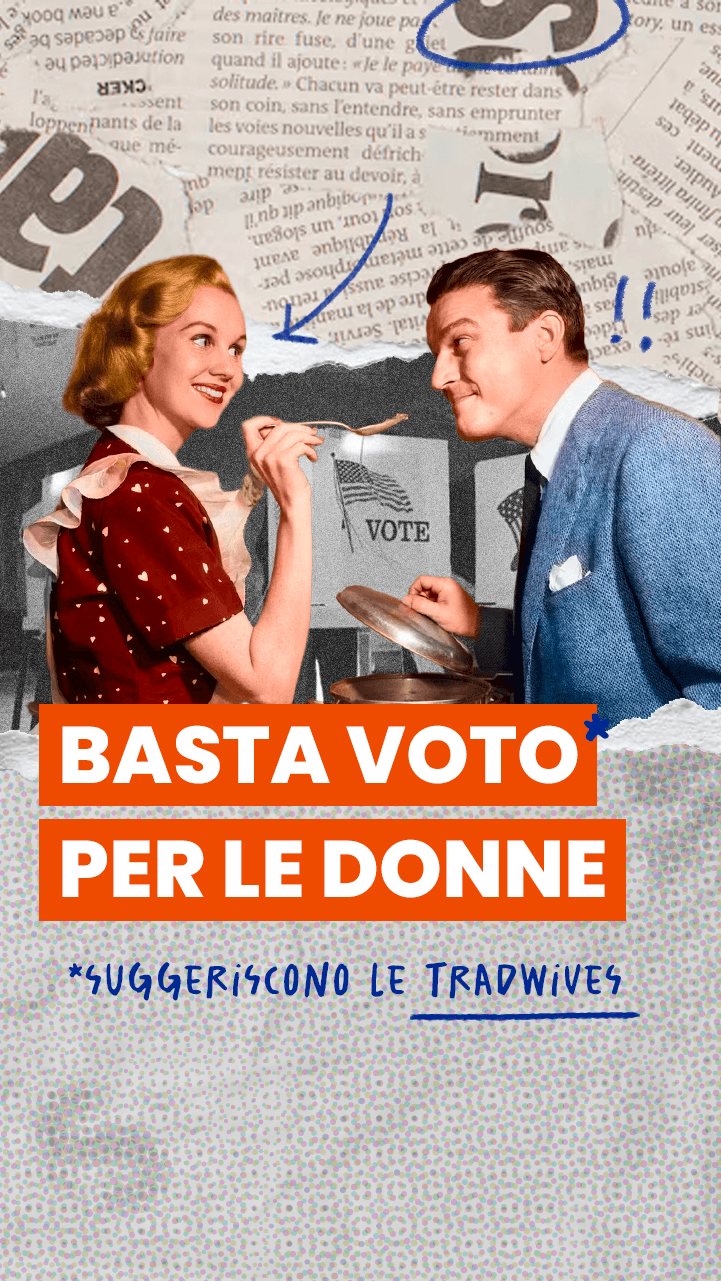 Le tradwives suggeriscono che le donne non dovrebbero più votare