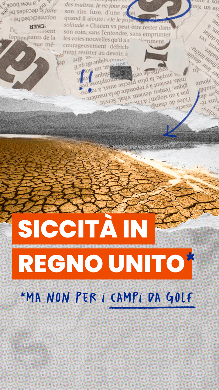 Il divieto per irrigare i giardini in Regno Unito non vale per i campi da golf