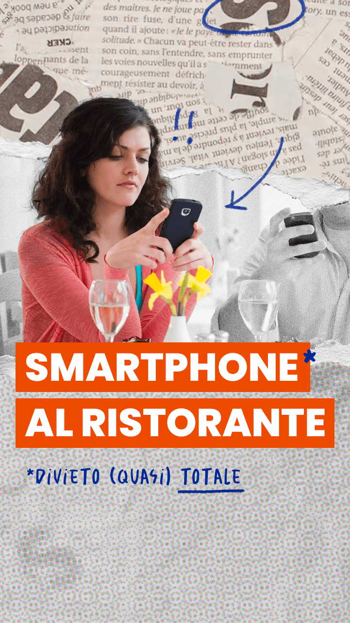 Bar e ristoranti contrastano l’abitudine sempre più diffusa dello smartphone a tavola