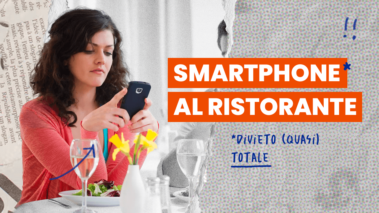 Bar e ristoranti contrastano l’abitudine sempre più diffusa dello smartphone a tavola