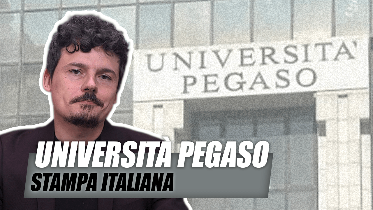 C'è un caso gigante che riguarda l'università Pegaso e la stampa